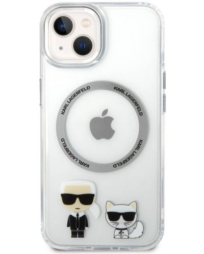 Калъф Karl Lagerfeld - MS Karl Choupette, iPhone 14 Plus, прозрачен - 1